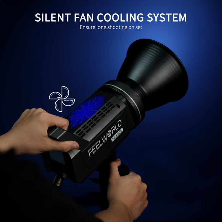 FEELWORLD FL125D 125W Daylight Point Source Video Light, Bluetooth APP Control(US Plug) - free shipping - PMC TechLife - Order now!