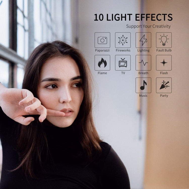 FEELWORLD FL125D 125W Daylight Point Source Video Light, Bluetooth APP Control(US Plug) - free shipping - PMC TechLife - Order now!