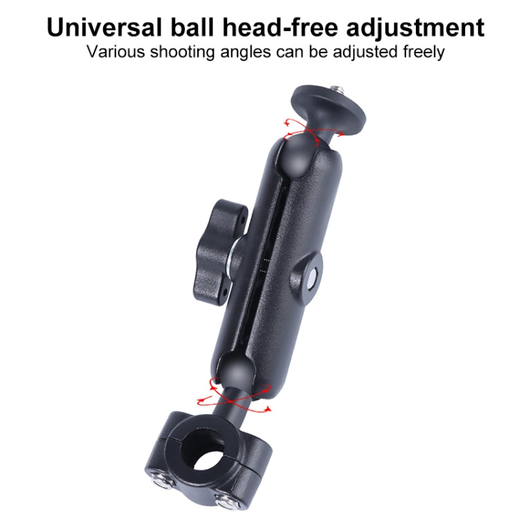 21mm Ballhead Car Front Seat Handlebar Fixed Mount Holder with Tripod Adapter & Screw for GoPro, Insta360, DJI and Other Action Cameras - Connection Mount by PMC TechLife | Online Shopping South Africa | PMC TechLife | Buy Now Pay Later Mobicred