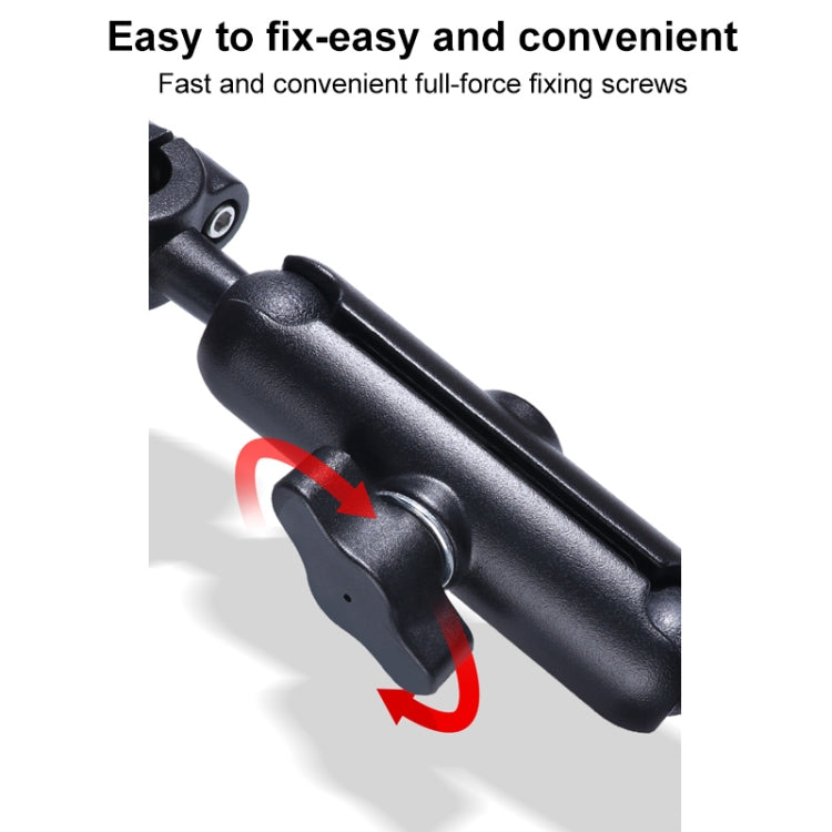 21mm Ballhead Car Front Seat Handlebar Fixed Mount Holder with Tripod Adapter & Screw for GoPro, Insta360, DJI and Other Action Cameras - Connection Mount by PMC TechLife | Online Shopping South Africa | PMC TechLife | Buy Now Pay Later Mobicred