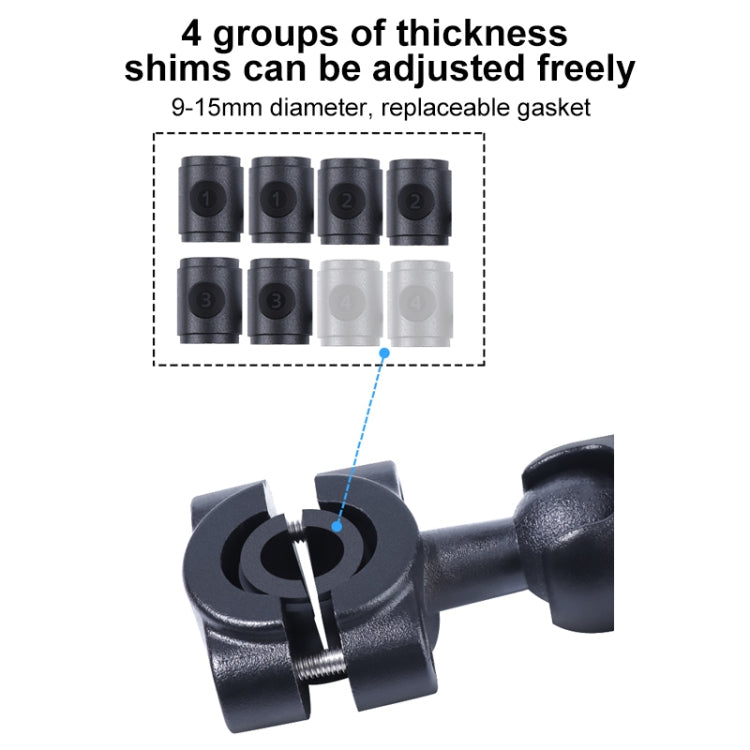 21mm Ballhead Car Front Seat Handlebar Fixed Mount Holder with Tripod Adapter & Screw for GoPro, Insta360, DJI and Other Action Cameras - Connection Mount by PMC TechLife | Online Shopping South Africa | PMC TechLife | Buy Now Pay Later Mobicred