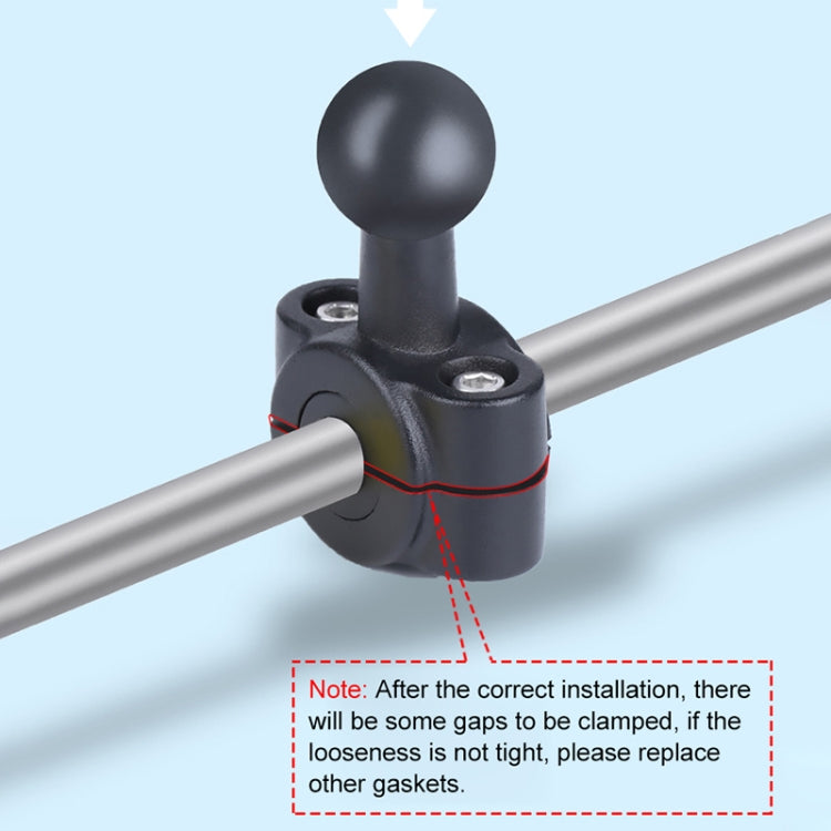 21mm Ballhead Car Front Seat Handlebar Fixed Mount Holder with Tripod Adapter & Screw for GoPro, Insta360, DJI and Other Action Cameras - Connection Mount by PMC TechLife | Online Shopping South Africa | PMC TechLife | Buy Now Pay Later Mobicred