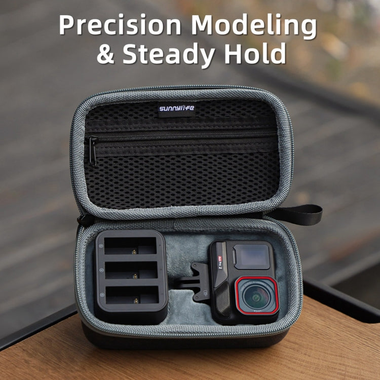 For Insta360 Ace / Ace Pro 1 / Ace Pro 2 Sunnylife Portable Carrying Case Handbag Mini Travel Case Organizer Protective Bag (Dark Grey) - free shipping - PMC TechLife - Order now!