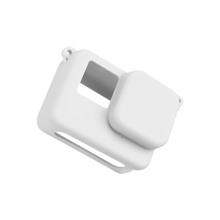 For Insta360 Ace Body Silicone Protective Case with Lens Cap (White) - free shipping - PMC TechLife - Order now!