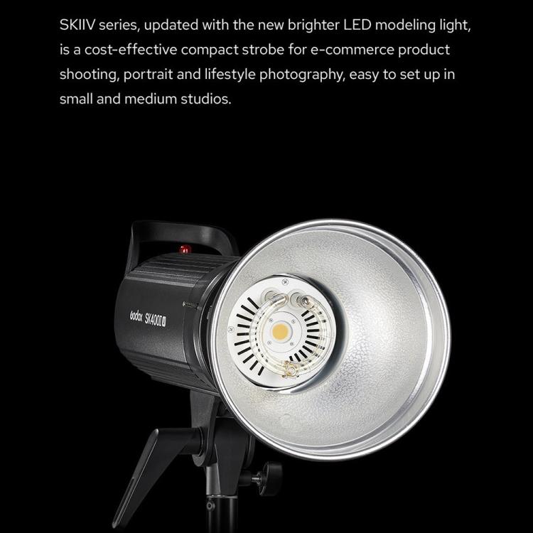Godox SK300II-V Studio Flash Photo Light 300Ws Bowens Mount Monolight Light (EU Plug) - free shipping - PMC TechLife - Order now!