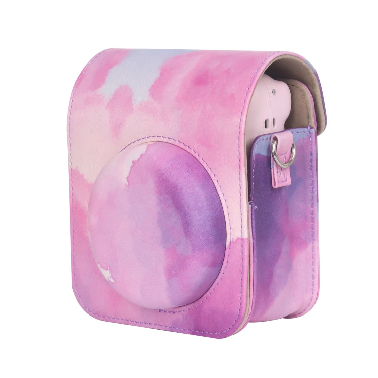 For FUJIFILM instax mini 12 Painted Full Body Leather Case Camera Bag with Strap(Dream Cloud) - Leather Bag by PMC TechLife | Online Shopping South Africa | PMC TechLife | Buy Now Pay Later Mobicred