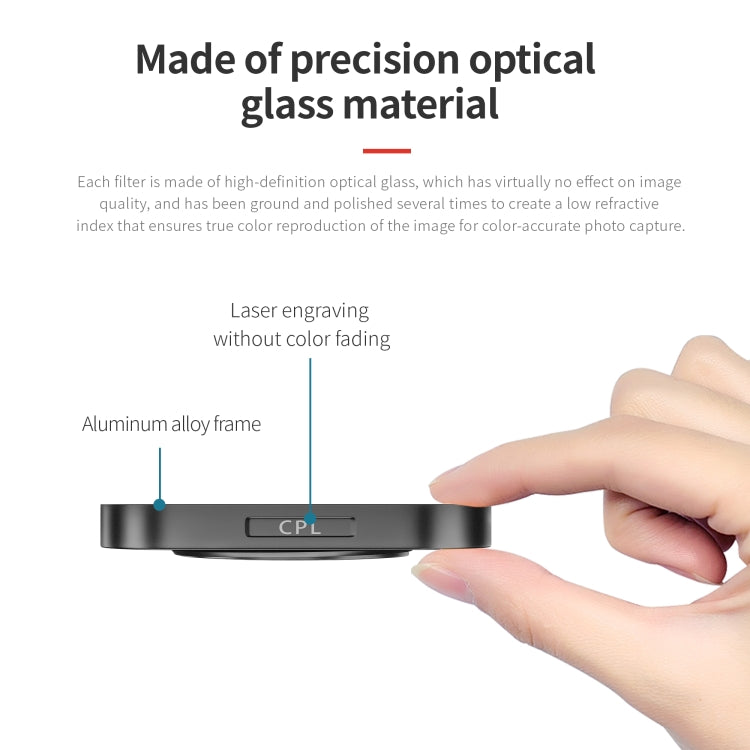 STARTRC 4 in 1 ND8 ND16 ND32 CPL Lens Filter for GoPro HERO13 Black /12 Black /11 Black /10 Black /9 Black - free shipping - PMC TechLife - Order now!