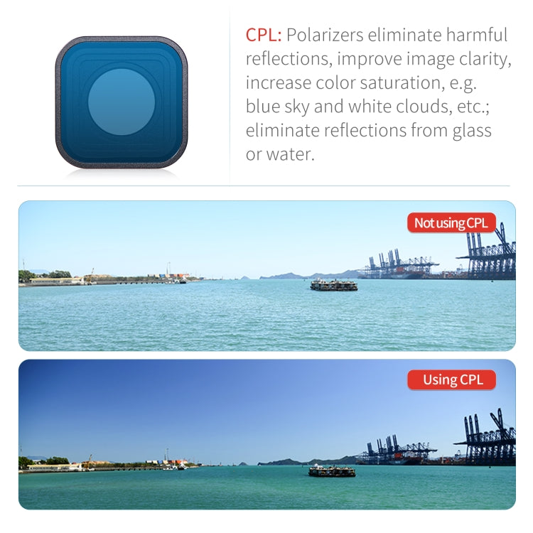 STARTRC 4 in 1 ND8 ND16 ND32 CPL Lens Filter for GoPro HERO13 Black /12 Black /11 Black /10 Black /9 Black - free shipping - PMC TechLife - Order now!