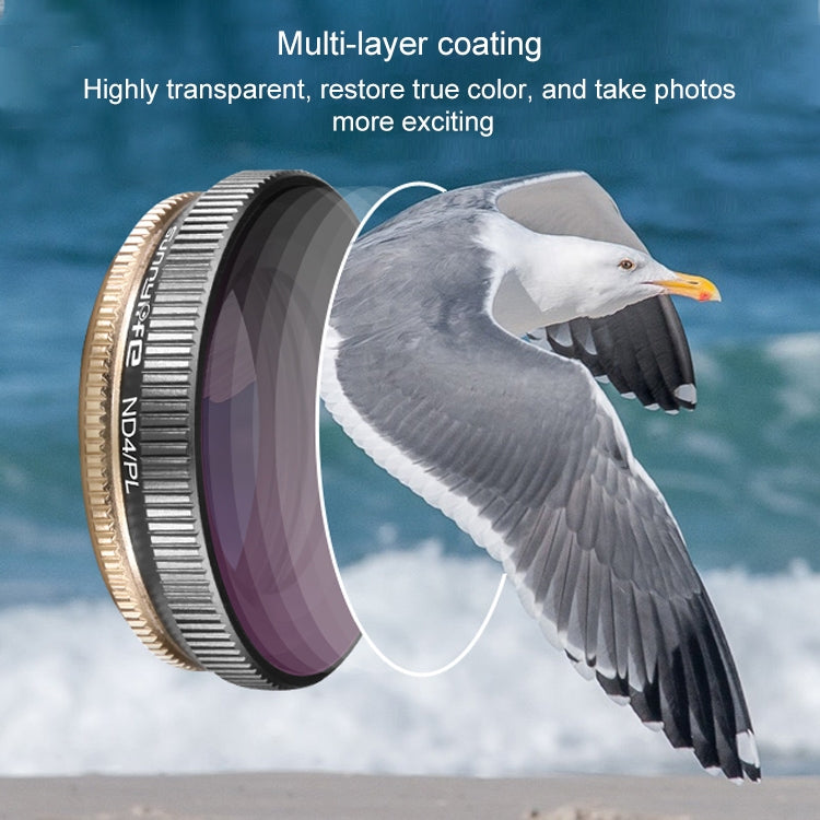 Sunnylife OA-FI172 ND4/PL Adjustable Lens Filter for DJI OSMO ACTION - Lens Filter by Sunnylife | Online Shopping South Africa | PMC TechLife | Buy Now Pay Later Mobicred