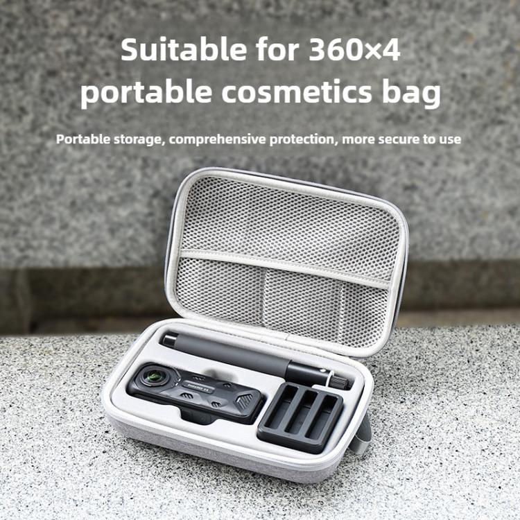 For Insta360 X4 / X5 Carrying Case Portable Storage Bag, Size: 24.2 x 16 x 6.3cm (Grey) - free shipping - PMC TechLife - Order now!