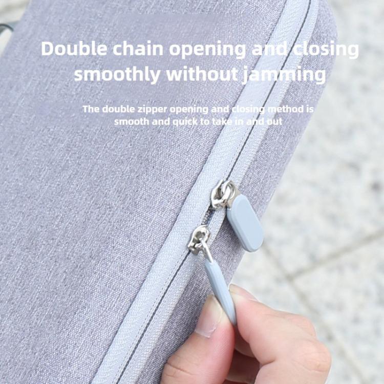 For Insta360 X4 / X5 Carrying Case Portable Storage Bag, Size: 24.2 x 16 x 6.3cm (Grey) - free shipping - PMC TechLife - Order now!