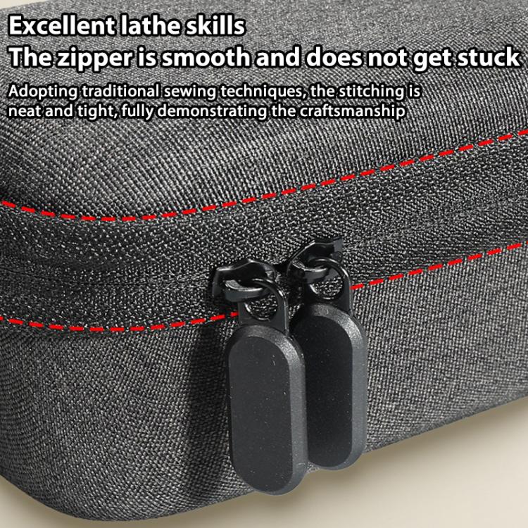 For Insta360 X4 / X5 Body Carrying Case Portable Storage Bag, Size: 16 x 8.1 x 6.6cm (Grey) - free shipping - PMC TechLife - Order now!