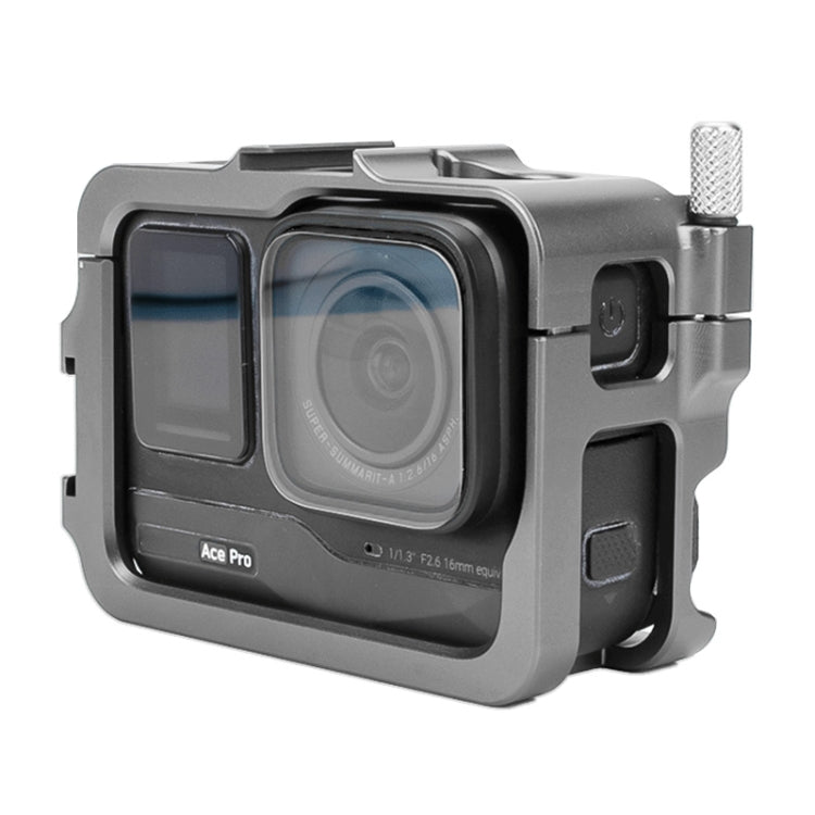 For Insta360 Ace Pro / Ace Aluminum Alloy Metal Rabbit Cage Frame (Grey) - Mount & Holder by PMC TechLife | Online Shopping South Africa | PMC TechLife | Buy Now Pay Later Mobicred