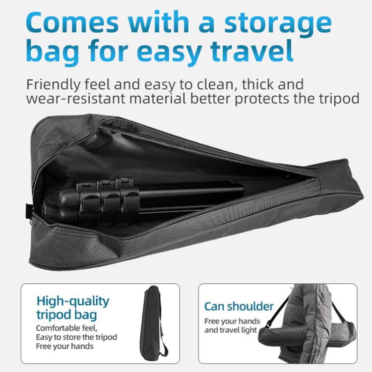 BEXIN RK264 Portable Collapsible Aluminum Alloy Camera Tripod (Black) - free shipping - PMC TechLife - Order now!