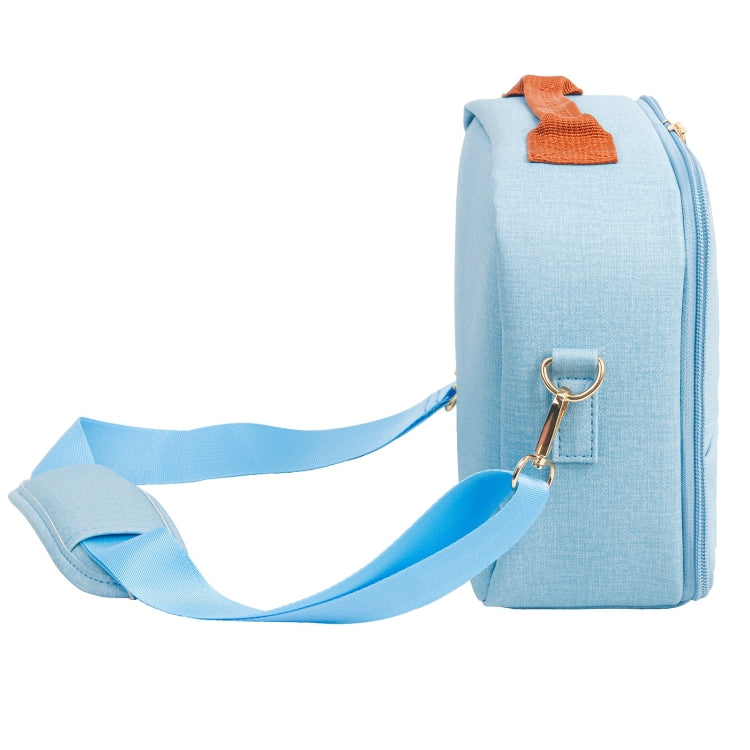 Portable Mini Printer Storage Bag For CP910/1200/1300 (Blue) - Strap Satchel by PMC TechLife | Online Shopping South Africa | PMC TechLife | Buy Now Pay Later Mobicred