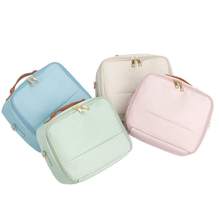 Portable Mini Printer Storage Bag For CP910/1200/1300 (Apricot) - Strap Satchel by PMC TechLife | Online Shopping South Africa | PMC TechLife | Buy Now Pay Later Mobicred