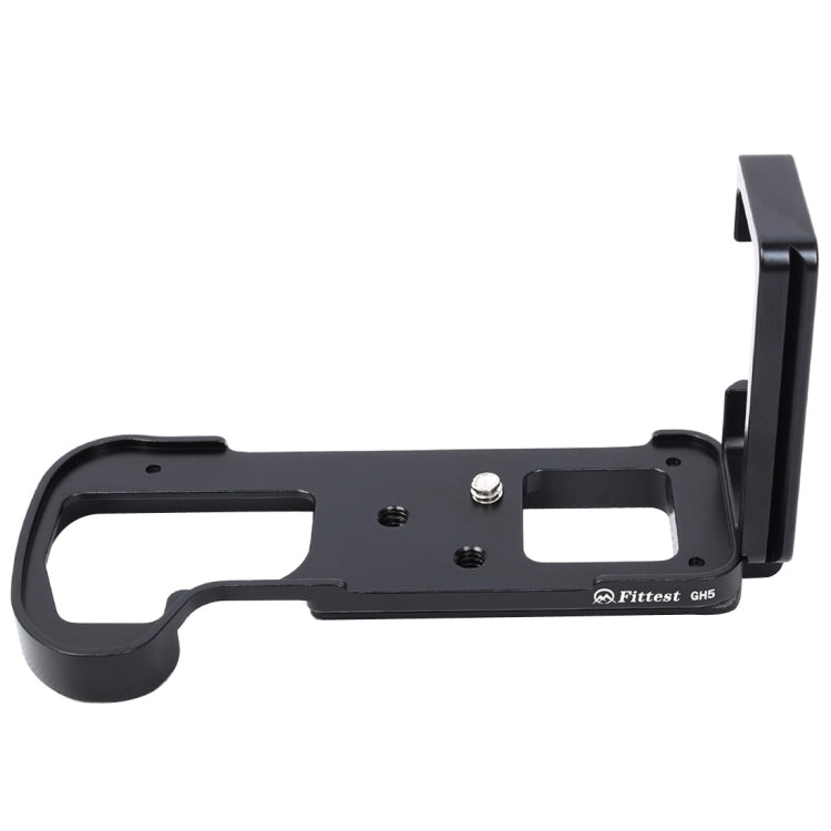 FITTEST LB-GH5 Vertical Shoot Quick Release L Plate Bracket Base Holder for Panasonic LUMIX GH5 Camera Metal Ballhead(Black) - free shipping - PMC TechLife - Order now!