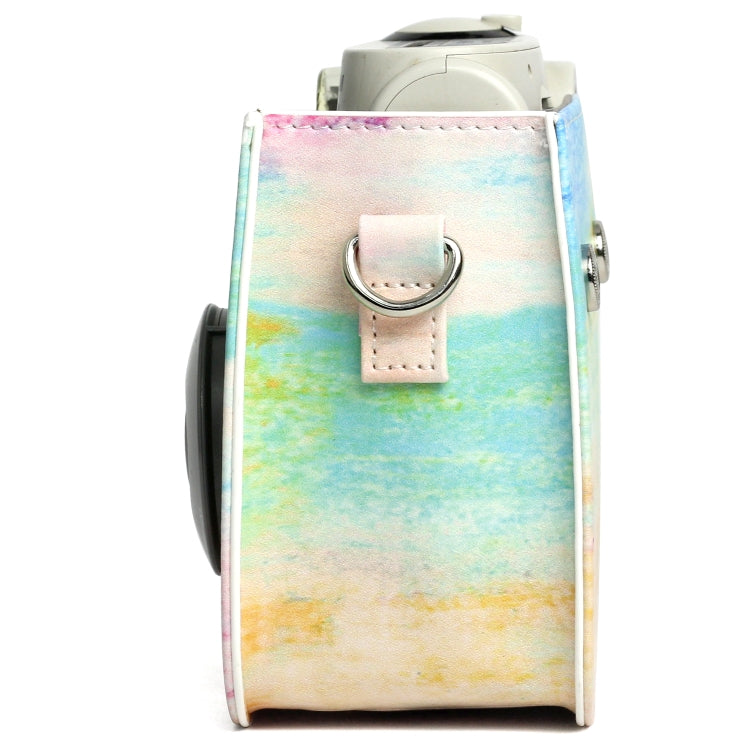 Rainbow Oil painting Pattern PU Leather Protective Camera Case Bag For FUJIFILM Instax Mini 7S / 7C Camera - free shipping - PMC TechLife - Order now!