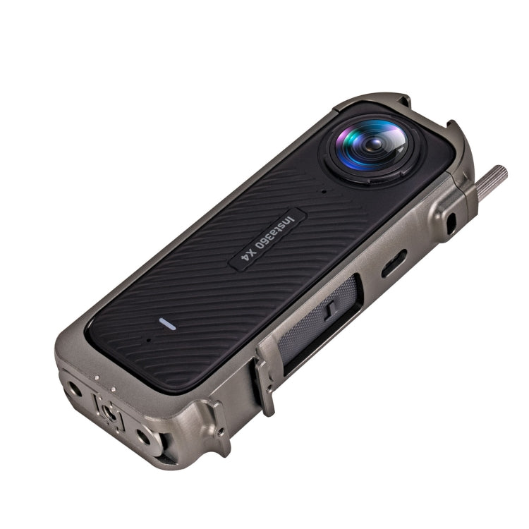 For Insta360 X4 Metal Protective Cage Rig Housing Frame with Expand Cold Shoe Base & Tripod Adapter - Mount & Holder by PMC TechLife | Online Shopping South Africa | PMC TechLife