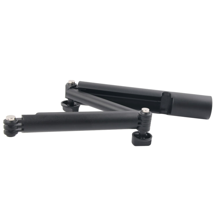 3-Way Monopod + Magic Mount Selfie Stick for GoPro, Insta360, DJI and Other Action Cameras, Length: 24.5-63cm(Black) - Extendable Pole by PMC TechLife | Online Shopping South Africa | PMC TechLife | Buy Now Pay Later Mobicred