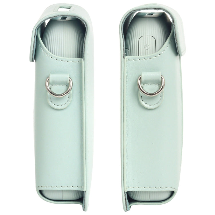 For FUJIFILM Instax mini Link 3 Full Body Leather Case Bag with Strap(Green) - Leather Bag by PMC TechLife | Online Shopping South Africa | PMC TechLife | Buy Now Pay Later Mobicred