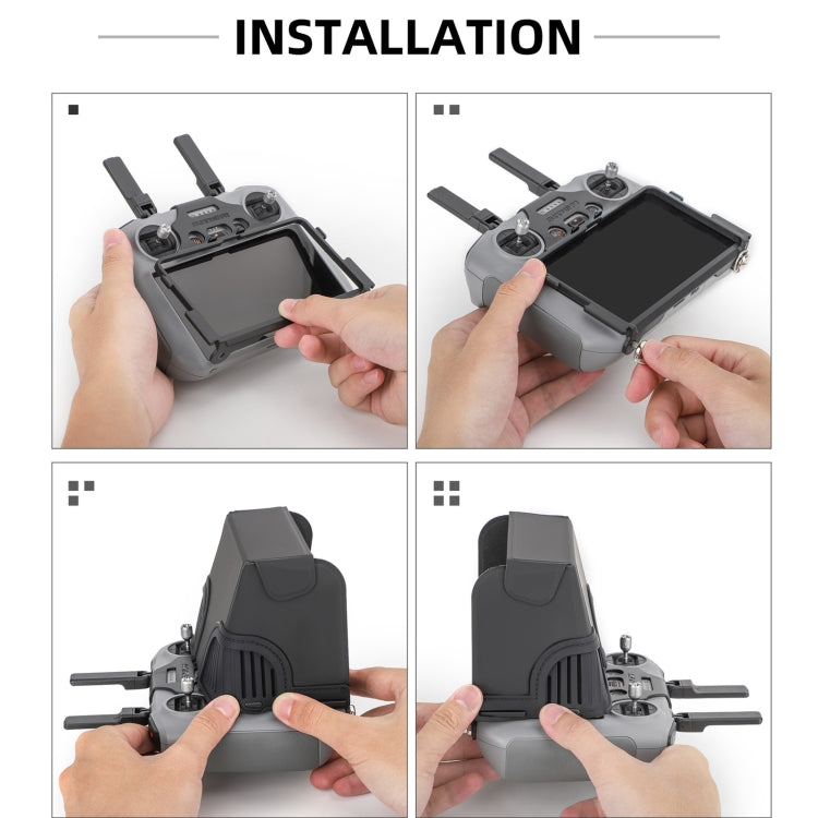 For DJI RC 2 Sunnylife ZG673 Remote Control Sunshade Hood Cover (Black) - Lens Hood by Sunnylife | Online Shopping South Africa | PMC TechLife | Buy Now Pay Later Mobicred