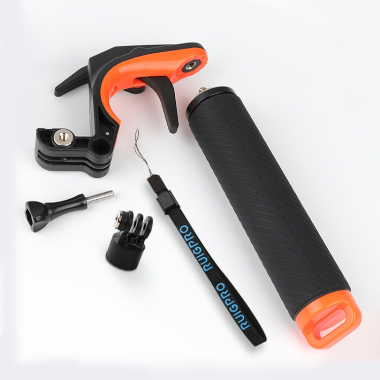 Shutter Trigger + Floating Hand Grip Diving Buoyancy Stick with Adjustable Anti-lost Strap & Screw & Wrench for GoPro HERO8 Black - free shipping - PMC TechLife - Order now!