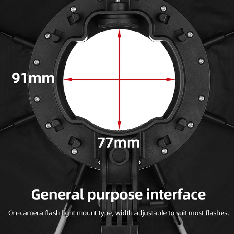 TRIOPO KX65 65cm Dome Speedlite Flash Octagon Parabolic Softbox Diffuser for Speedlite - free shipping - PMC TechLife - Order now!