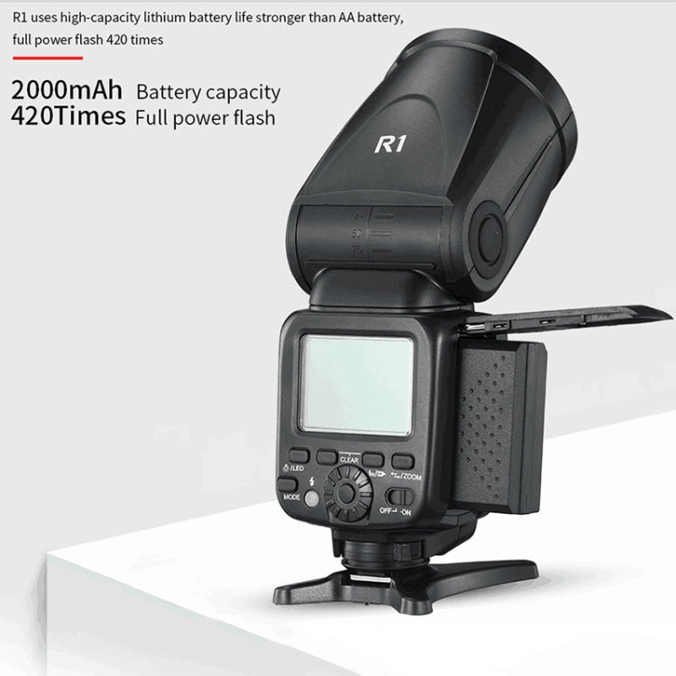 TRIOPO R1 76WS High-Speed 1/8000s TTL Flash Speedlite for Canon / Nikon DSLR Cameras - free shipping - PMC TechLife - Order now!