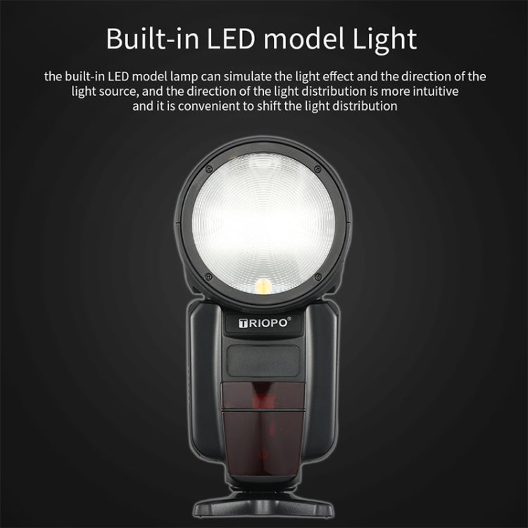 TRIOPO R1 76WS High-Speed 1/8000s TTL Flash Speedlite for Canon / Nikon DSLR Cameras - free shipping - PMC TechLife - Order now!