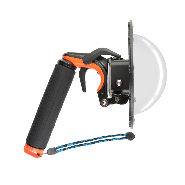 Shutter Trigger + Dome Port Lens Transparent Cover + Floating Hand Grip Diving Buoyancy Stick with Adjustable Anti-lost Strap & Screw & Wrench for GoPro HERO7 /6 /5 - Lens Transparent Cover by PMC TechLife | Online Shopping South Africa | PMC TechLife | Buy Now Pay Later Mobicred