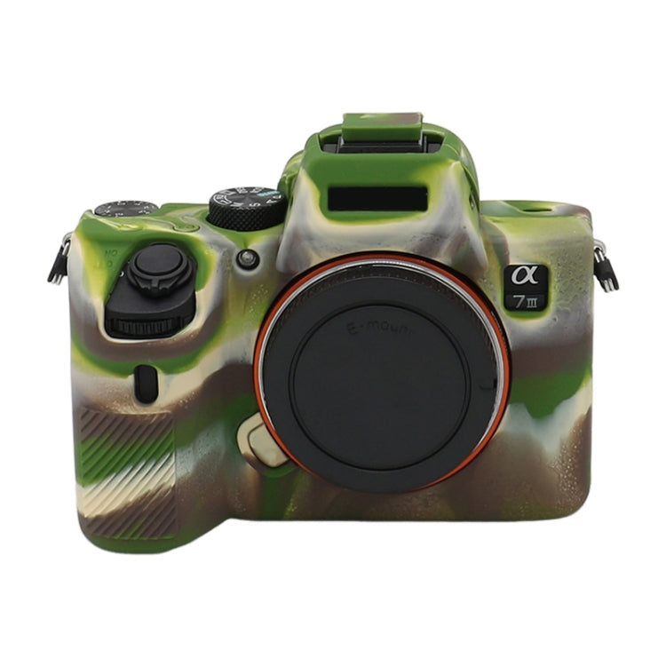 For Sony A7 III / ILCE-7M3 / A7R III Soft Silicone Protective Case(Camouflage) - Protective Case by PMC TechLife | Online Shopping South Africa | PMC TechLife | Buy Now Pay Later Mobicred