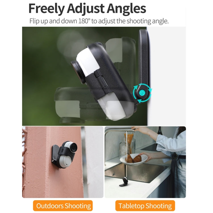 For Insta360 GO 3 Sunnylife Magnetic Neck Mount Chest Body Camera Necklace Lanyard POV Vlog Holder (Black) - free shipping - PMC TechLife - Order now!