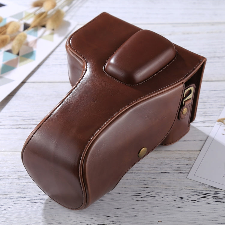 Full Body Camera PU Leather Case Bag for Nikon D5300 / D5200 / D5100 (18-55mm / 18-105mm / 18-140mm Lens) (Coffee) - free shipping - PMC TechLife - Order now!