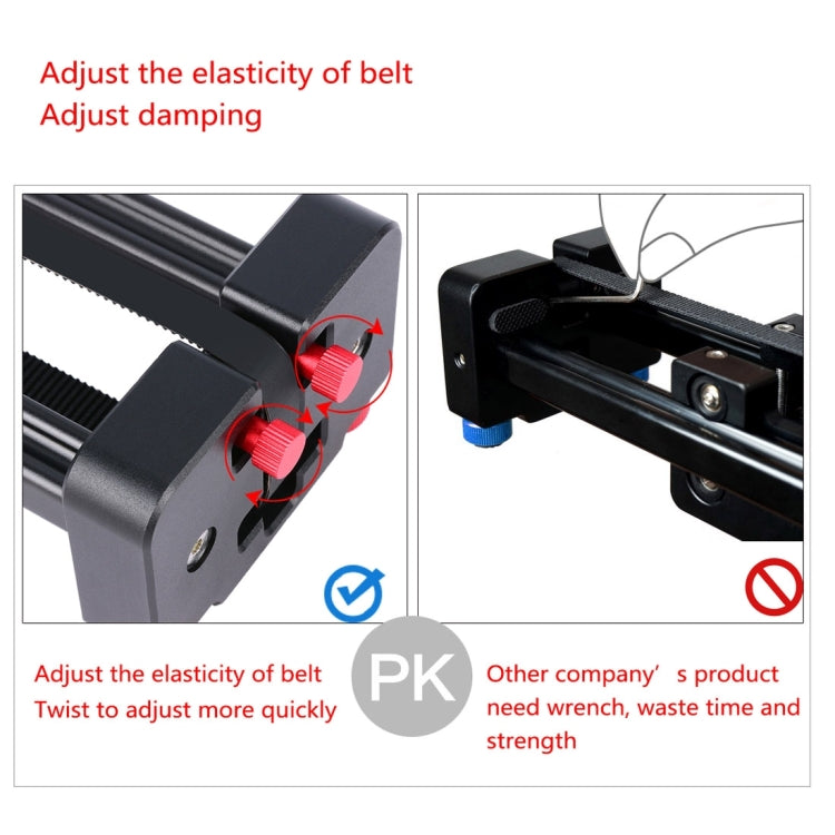 YELANGU YLG0109I 50cm / 100cm (Installs on Tripod) Slide Rail Track for DSLR / SLR Cameras / Video Cameras - free shipping - PMC TechLife - Order now!