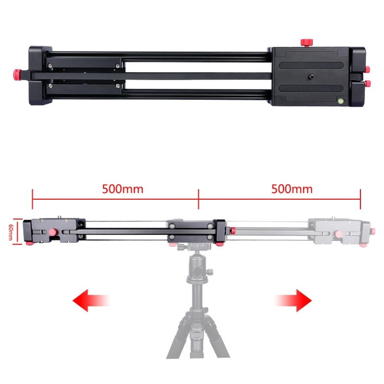 YELANGU YLG0109I 50cm / 100cm (Installs on Tripod) Slide Rail Track for DSLR / SLR Cameras / Video Cameras - free shipping - PMC TechLife - Order now!