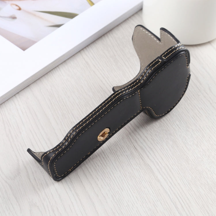 1/4 inch Thread PU Leather Camera Half Case Base for Nikon Z6 / Z7 (Black) - free shipping - PMC TechLife - Order now!