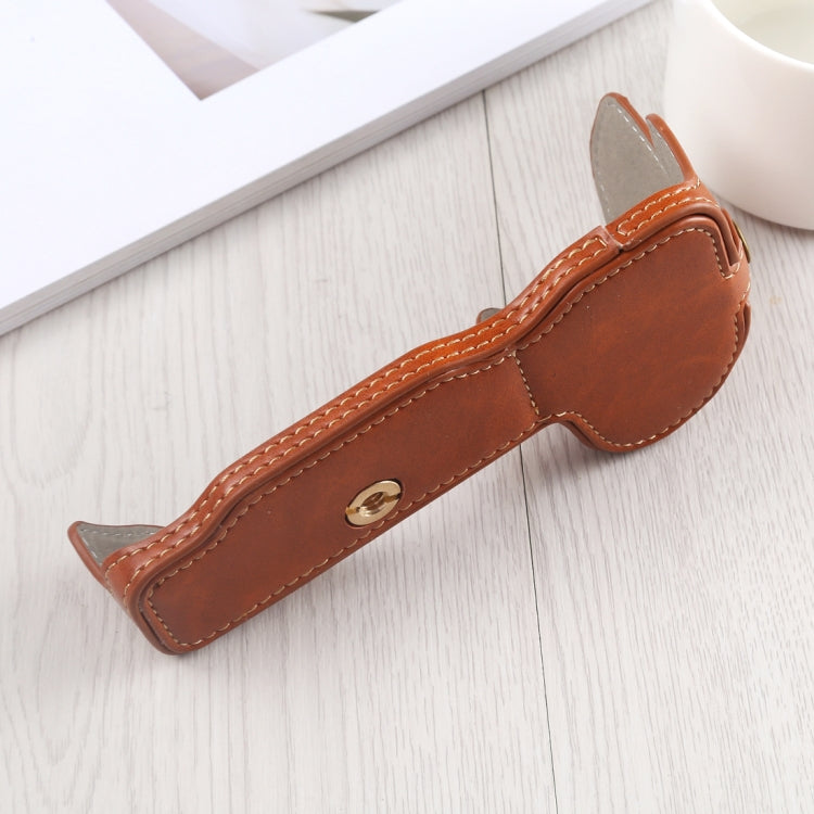 1/4 inch Thread PU Leather Camera Half Case Base for Nikon Z6 / Z7 (Brown) - free shipping - PMC TechLife - Order now!