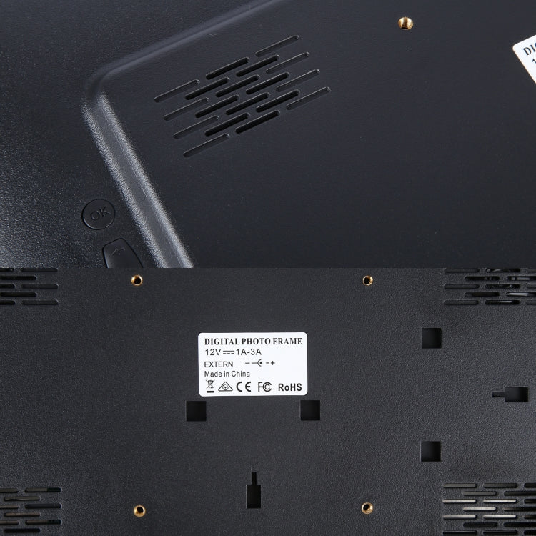 15.4 inch LED Digital Photo Frame with Remote Control, MP3 / MP4 / Movie Player, Support USB / SD Card Input, Built in Stereo Speaker (Black) - 11-15 inch by PMC TechLife | Online Shopping South Africa | PMC TechLife | Buy Now Pay Later Mobicred