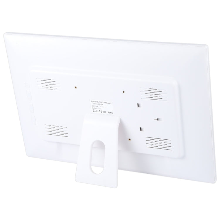 15.4 inch LED Digital Photo Frame with Remote Control, MP3 / MP4 / Movie Player, Support USB / SD Card Input, Built in Stereo Speaker (White) - 11-15 inch by PMC TechLife | Online Shopping South Africa | PMC TechLife | Buy Now Pay Later Mobicred