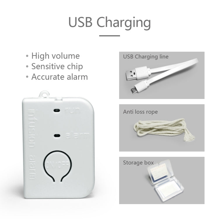 5 PCS BJYSY-001 Infusion Reminder Alarm Sensor Monitor Hospital Security(White) - Others Alarm by PMc TechLife | Online Shopping South Africa | PMc TechLife | Buy Now Pay Later Mobicred