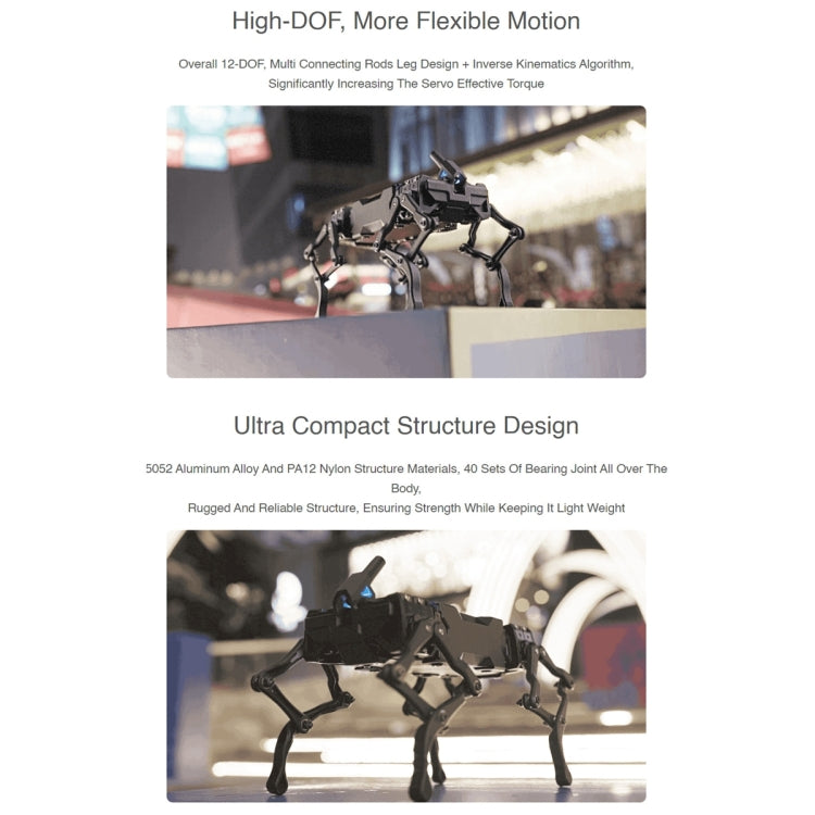 Waveshare WAVEGO 12-DOF Bionic Dog-Like Robot, Extension Pack(US Plug) - free shipping - PMC Jewellery - Order now!