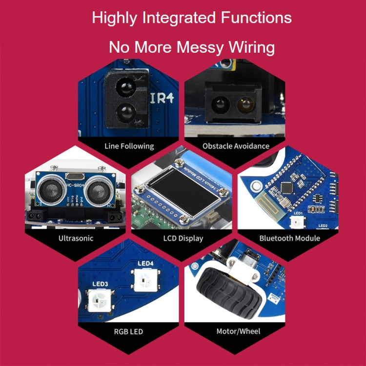 Waveshare PicoGo Mobile Robot, Based on Raspberry Pi Pico, Self Driving, Remote Control(EU Plug) - free shipping - PMC TechLife - Order now!