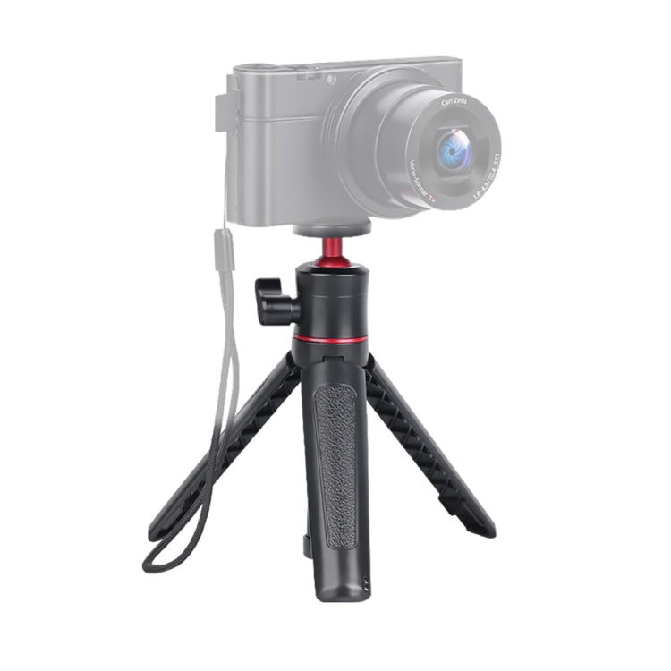 RUIGPRO Multi-functional Foldable Tripod Holder Selfie Monopod Stick with Ball Head for GoPro, Insta360, DJI and Other Action Cameras(Black) - Extendable Pole by RUIGPRO | Online Shopping South Africa | PMC TechLife | Buy Now Pay Later Mobicred