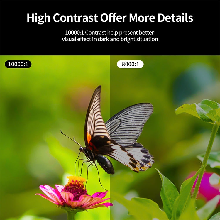 VS626 Android 3500ANSI Lumens 1080*720 Resolution LED+LCD Technology Smart Projector, Support AV / HDMI / SD Card / USB / VGA (Black Silver) - LED Projector by PMC TechLife | Online Shopping South Africa | PMC TechLife | Buy Now Pay Later Mobicred