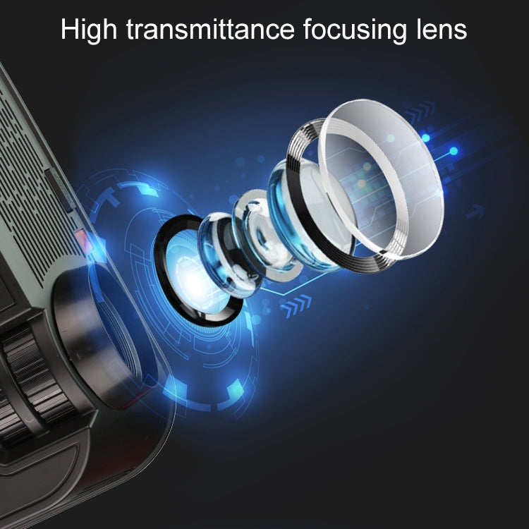 VS626 Android 3500ANSI Lumens 1080*720 Resolution LED+LCD Technology Smart Projector, Support AV / HDMI / SD Card / USB / VGA (Black Silver) - LED Projector by PMC TechLife | Online Shopping South Africa | PMC TechLife | Buy Now Pay Later Mobicred