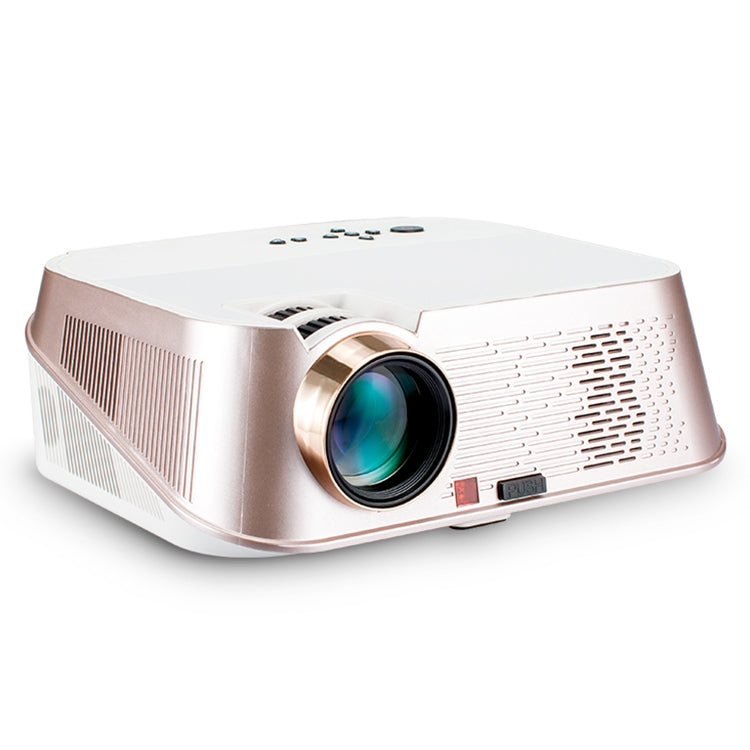 VS626 Android 3500ANSI Lumens 1080*720 Resolution LED+LCD Technology Smart Projector, Support AV / HDMI / SD Card / USB / VGA (Gold) - LED Projector by PMC TechLife | Online Shopping South Africa | PMC TechLife | Buy Now Pay Later Mobicred