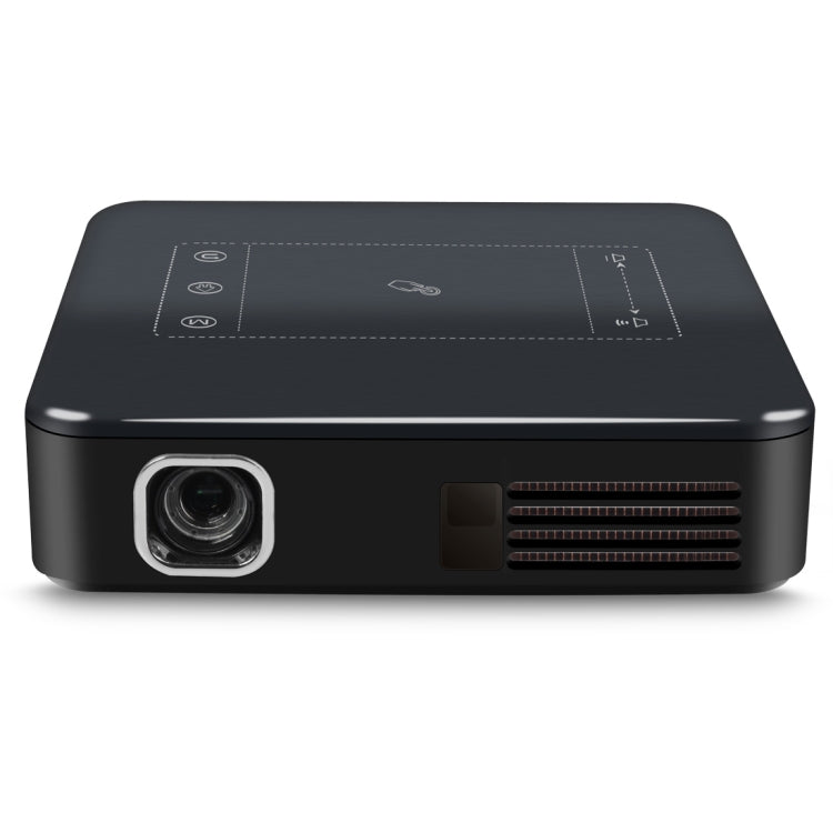 Wejoy DL-S10 120ANSI Lumens 854x480 Smart Mini Projector, RK3328 ARM Cortex-A53 Quad Core 1.5GHz CPU, 2GB+16GB, Android 7.1.2, Bluetooth, WiFi, HDMI(Black) - free shipping - PMc TechLife - Order now!