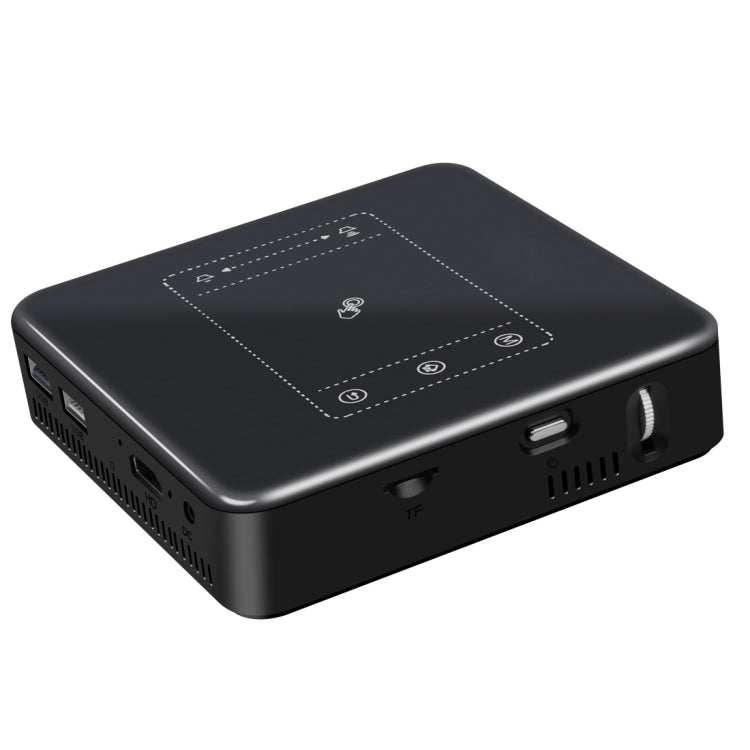 Wejoy DL-S10 120ANSI Lumens 854x480 Smart Mini Projector, RK3328 ARM Cortex-A53 Quad Core 1.5GHz CPU, 2GB+16GB, Android 7.1.2, Bluetooth, WiFi, HDMI(Black) - free shipping - PMc TechLife - Order now!