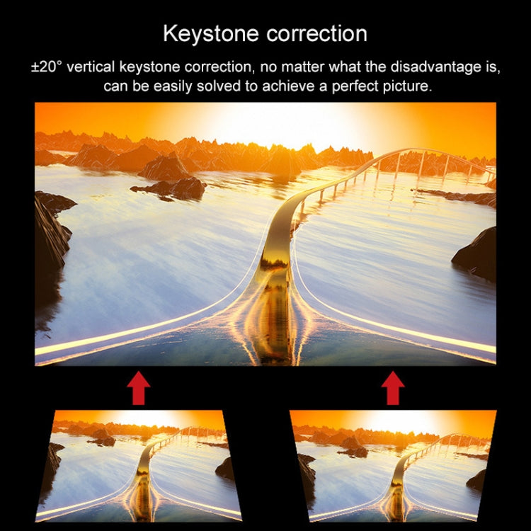 Cheerlux C9 1920x1080P HD Android Smart Projector, Support HDMI x 2 / USB x 2 / VGA / AV(Black) - LED Projector by Cheerlux | Online Shopping South Africa | PMC TechLife | Buy Now Pay Later Mobicred